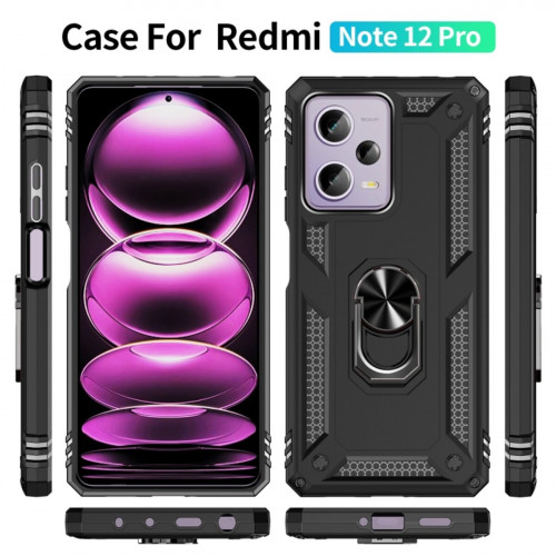 Чохол для смартфона Cosmic Robot Ring for Xiaomi Redmi Note 12 Pro 5G Black