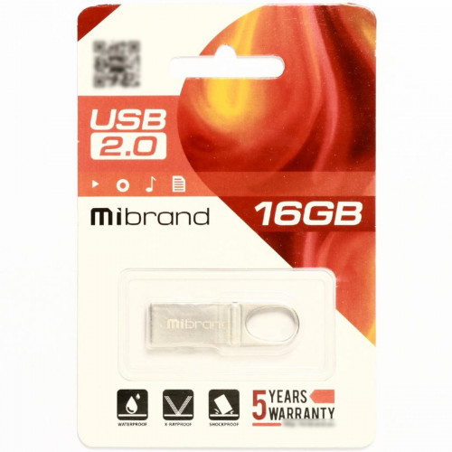 Flash Mibrand USB 2.0 Irbis 16Gb Silver