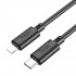 Кабель HOCO X88 Gratified PD charging data cable for iP(packaged) Black