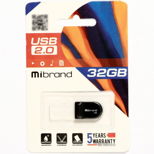 Flash Mibrand USB 2.0 Scorpio 32Gb Black