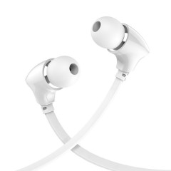 Навушники BOROFONE BM26 Rhythm universal earphones with mic White (BM26W)