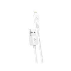 Кабель HOCO X1 USB to iP 2.4A, 1m, PVC, PVC connectors, White (6957531032007)