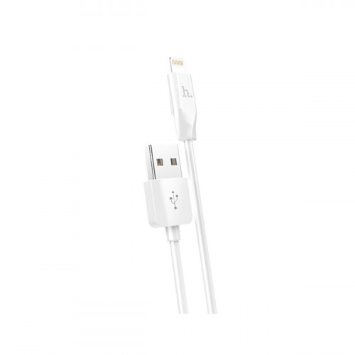 Кабель HOCO X1 USB to iP 2.4A, 1m, PVC, PVC connectors, White