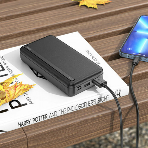 Зовнішній акумулятор HOCO J91A power bank(20000mAh) Black