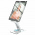 Тримач для мобільного HOCO PH48 Fun dual axis 360 rotating tablet desktop holder White