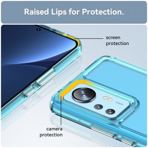 Чохол для смартфона Cosmic Clear Color 2 mm for Xiaomi Redmi Note 12s Transparent Blue