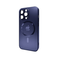 Чохол для смартфона AG Glass Matt Frame Color MagSafe Logo for Apple iPhone 13 Pro Deep Purple