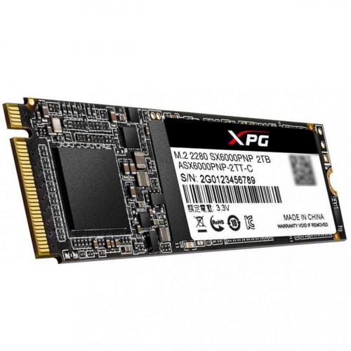 SSD M.2 ADATA XPG SX6000 Pro 2TB 2280 PCIe 3.0x4 NVMe 3D Nand Read/Write: 2100/1500 MB/sec (ASX6000PNP-2TT-C)
