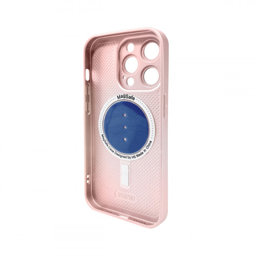 Чохол для смартфона AG Glass Matt Frame Color MagSafe Logo for Apple iPhone 15 Pro Chanel Pink