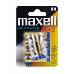 Батарейка MAXELL LR6 4+2PK BLIST 6шт (M-790230.04.CN) (4902580163846)