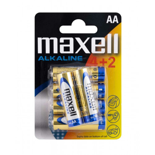 Батарейка MAXELL LR6 4+2PK BLIST 6шт (M-790230.04.CN)