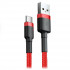 Кабель Baseus Cafule Cable USB For Type-C 3A 0.5m Red+Red