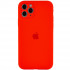 Чохол для смартфона Silicone Full Case AA Camera Protect for Apple iPhone 11 Pro Max 11,Red