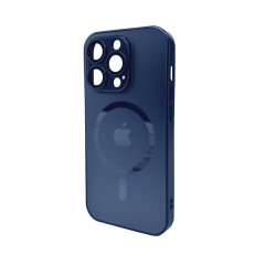 Чохол для смартфона AG Glass Matt Frame Color MagSafe Logo for Apple iPhone 15 Pro Max Navy Blue (AGMattFrameMGiP15PMDBlue)