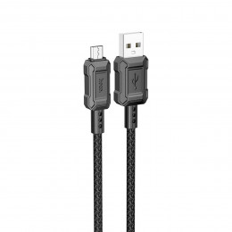 Кабель HOCO X94 Leader charging data cable Micro Black (6931474794260)