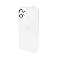 Чохол для смартфона AG Glass Matt Frame Color Logo for Apple iPhone 13 Pro Max Pearly White (AGMattFrameiP13PMWhite)
