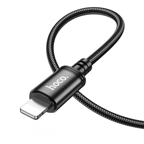 Кабель HOCO X89 Wind PD charging data cable iP(packaged) Black