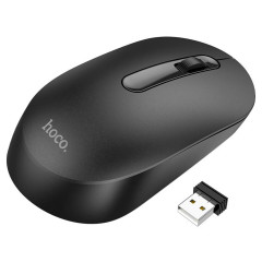 Миша Hoco GM14 Platinum 2.4G business wireless mouse Black (6931474757869)