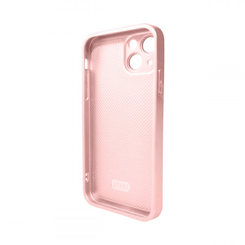 Чохол для смартфона AG Glass Matt Frame Color Logo for Apple iPhone 13 Chanel Pink