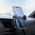 Тримач для мобільного HOCO CA110 pull clip air outlet car holder Black Metal Gray