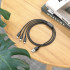 Кабель BOROFONE BX72 3-in-1 charging cable(iP+Type-C+Micro) Black