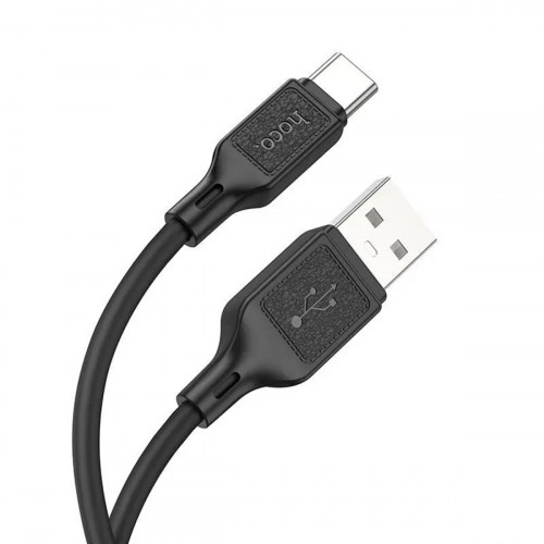 Кабель HOCO X90 Cool silicone charging data cable for Type-C Black