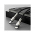 Кабель Baseus Cafule Series Metal Data Cable Type-C to iP PD 20W 2m Black