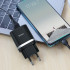 Мережевий зарядний пристрій HOCO C12Q Smart QC3.0 charger set(Type-C) Black