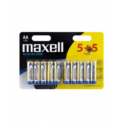 Батарейка MAXELL LR6 10PK (5+5) 10шт (M-790253.00.CN) (4902580724894)
