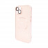 Чохол для смартфона AG Glass Matt Frame Color MagSafe Logo for Apple iPhone 13 Chanel Pink