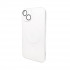 Чохол для смартфона AG Glass Matt Frame Color MagSafe Logo for Apple iPhone 14 Pearly White