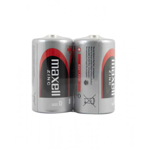 Батарейка MAXELL R20 2PK SHRINK (GD) 04 2шт (M-774402.00.EU)