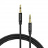 Кабель Vention 3.5mm Male to Male Audio Cable 5M Black Aluminum Alloy Type (BAXBJ)