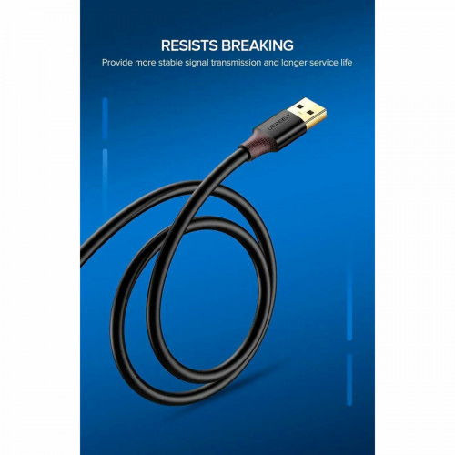 Подовжувач UGREEN US129 USB 3.0 Extension Male Cable 1m (Black) (UGR-10368)