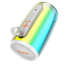 Портативна колонка HOCO HC18 Jumper colorful luminous BT speaker White (6931474795144)