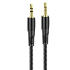 Аудiокабель HOCO UPA25 Transparent Discovery Edition AUX audio cable Black (6931474791139)