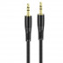 Аудiокабель HOCO UPA25 Transparent Discovery Edition AUX audio cable Black