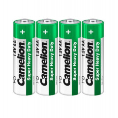 Батарейка CAMELION Super Heavy Duty Green AA/R6 SP4 4шт (C-10100406) (4260033156457)