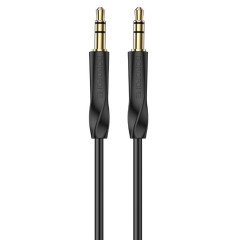Аудiокабель BOROFONE BL16 Clear sound AUX audio cable Black (BL16B)
