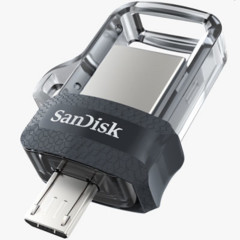 Flash SanDisk USB 3.0 Ultra Dual OTG 16Gb (130 Mb/s) (SDDD3-016G-G46)