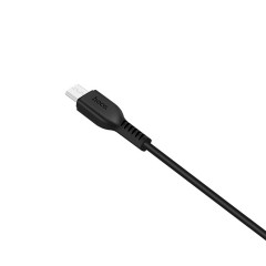 Кабель HOCO X13 USB to Micro 2.4A, 1m, PVC, PVC connectors, Black (6957531061168)