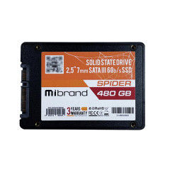 SSD Mibrand Spider 480GB 2.5" 7mm SATAIII Bulk (MI2.5SSD/SP480GB)