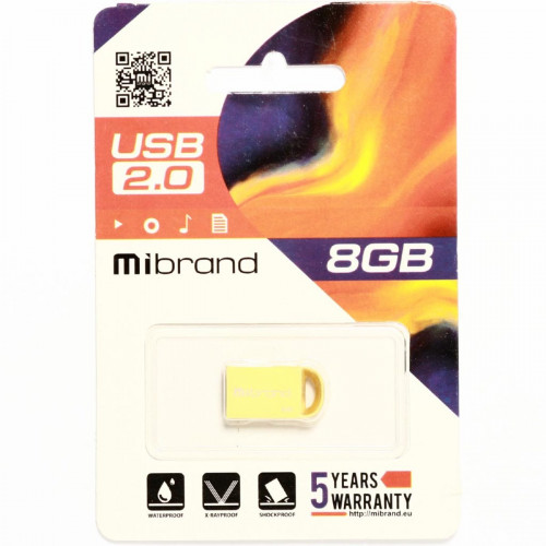Flash Mibrand USB 2.0 Lynx 8Gb Gold