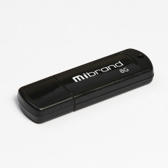 Flash Mibrand USB 2.0 Grizzly 8Gb Black (MI2.0/GR8P3B)