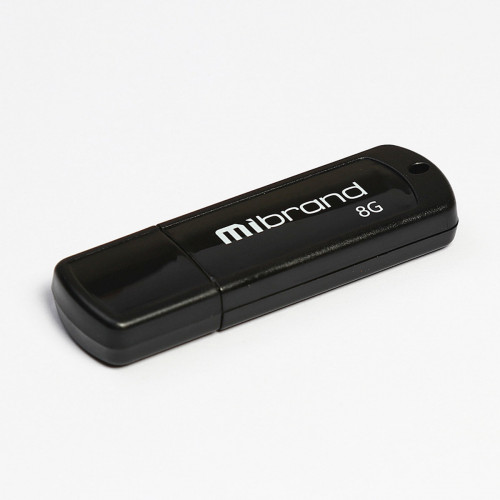 Flash Mibrand USB 2.0 Grizzly 8Gb Black