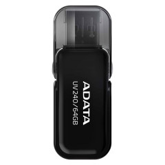 Flash A-DATA USB 2.0 AUV 240 64Gb Black (AUV240-64G-RBK)