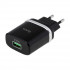 Мережевий зарядний пристрій HOCO C12Q Smart QC3.0 charger Black