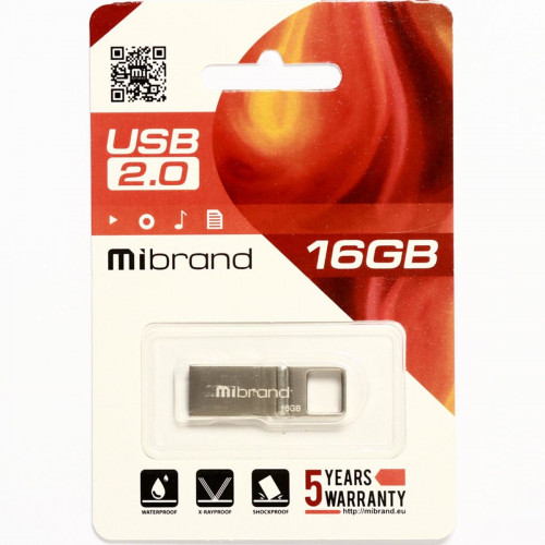 Flash Mibrand USB 2.0 Stingray 16Gb Grey