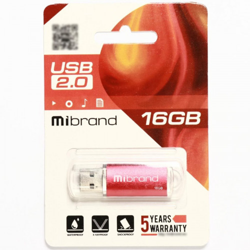 Flash Mibrand USB 2.0 Cougar 16Gb Red