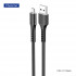 Кабель CHAROME C22-01 USB-A to Micro aluminum alloy charging data cable Black